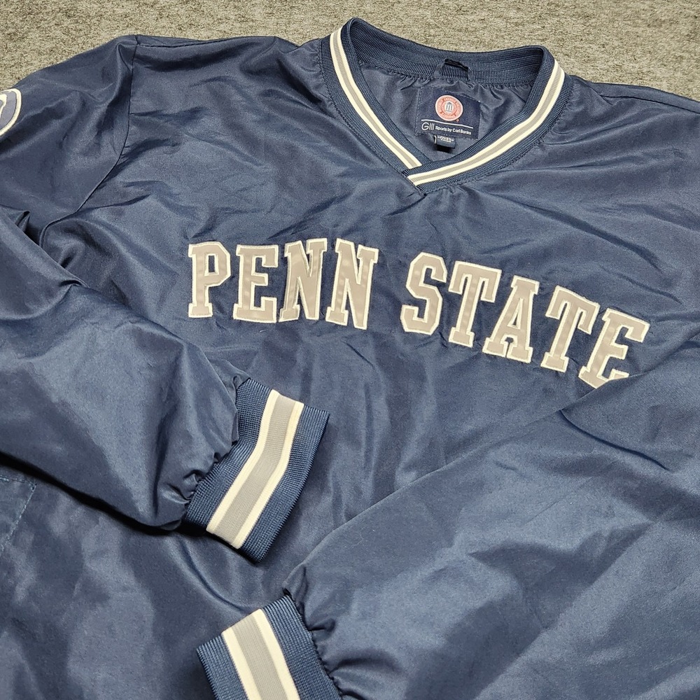 Carl Banks G-III Penn State Nittany Lions Lined Windbreaker Pullover Jacket XXL